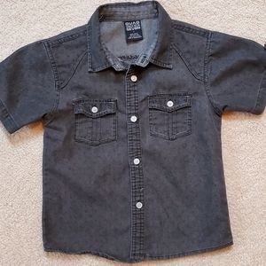 Boys Short Sleeve Button Down